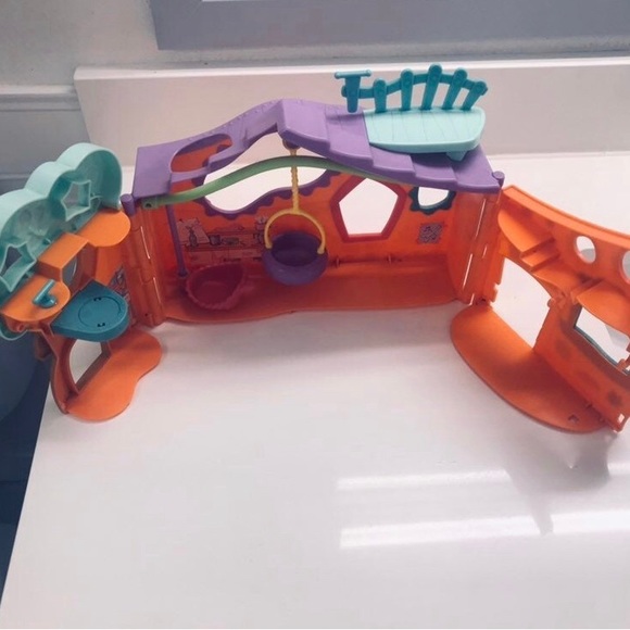 Hasbro Toys Littlest Pet Shop Orange Clubhouse Playset Poshmark